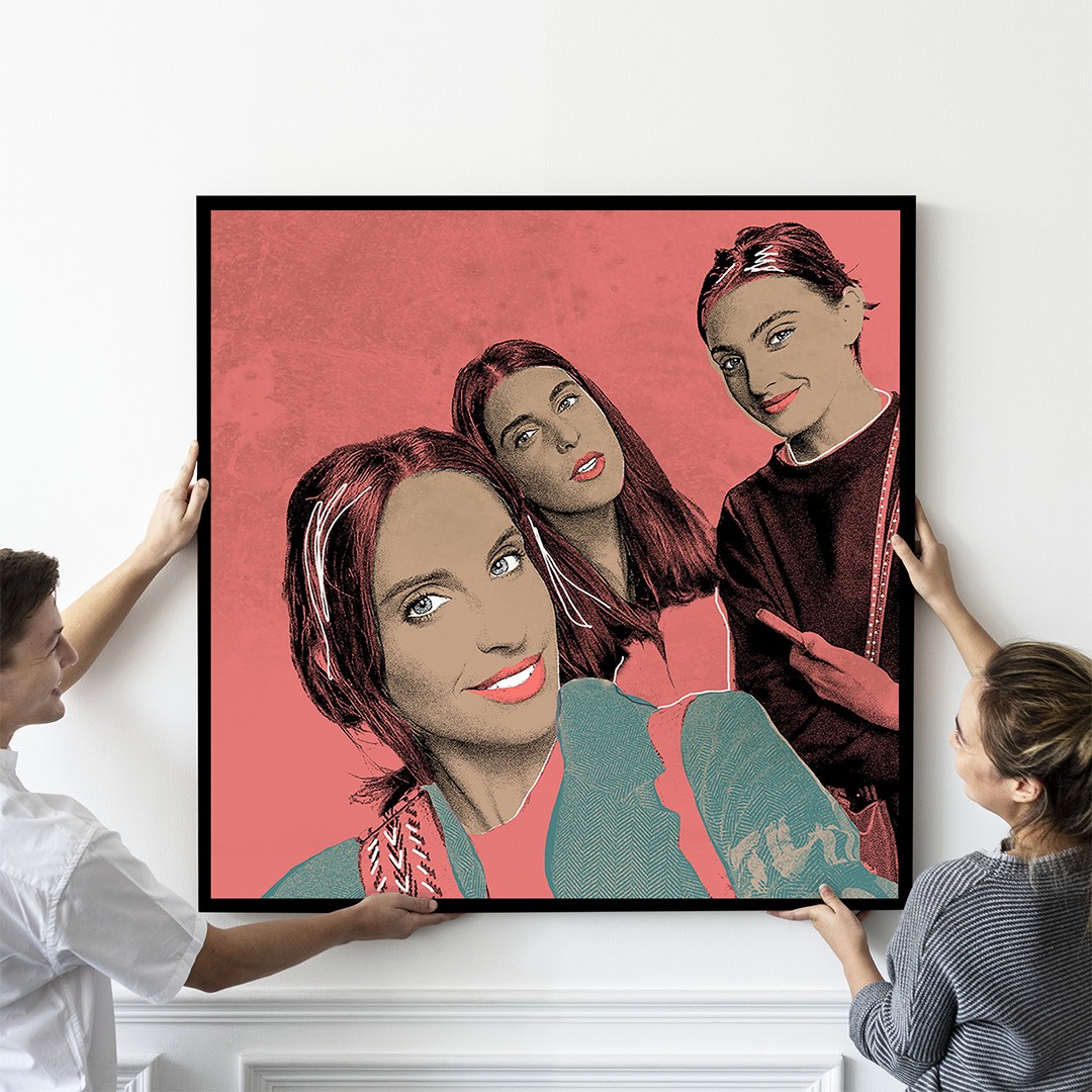 Ritratto POP 100×100