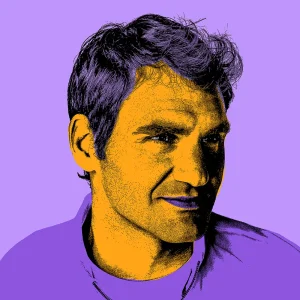 Roger Federer iconpop