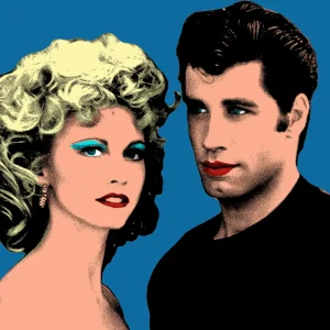 Olivia Newton John & John Travolta Grease iconpop