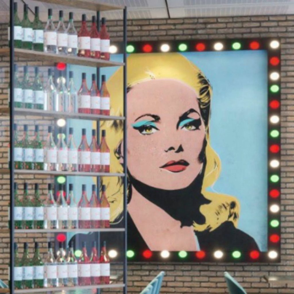 Virna Lisi iconpop Autogrill aeroporto Fiumicino Roma